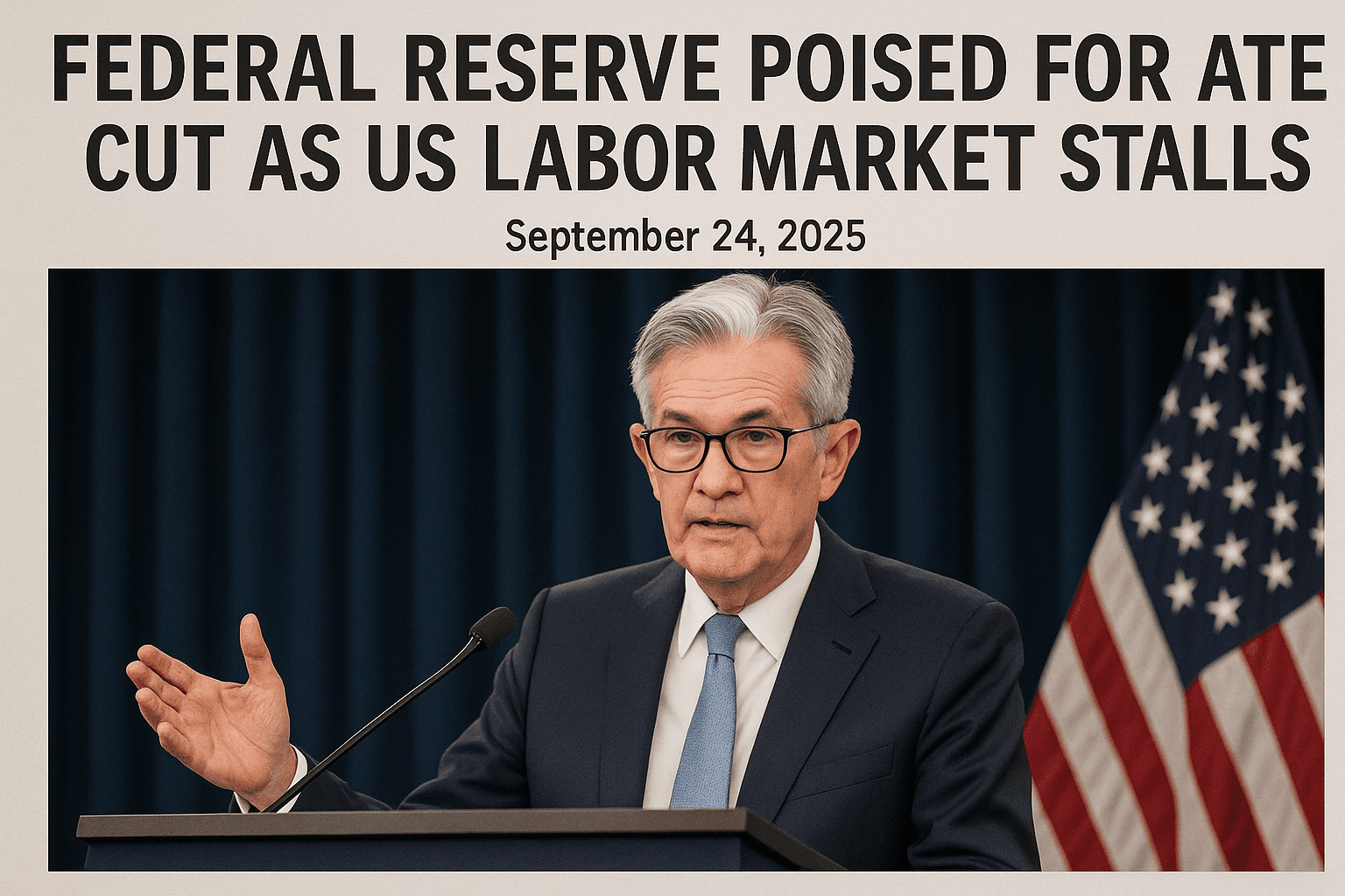 Federal Reserve Poised for Rate Cut as US Labor Market Stalls